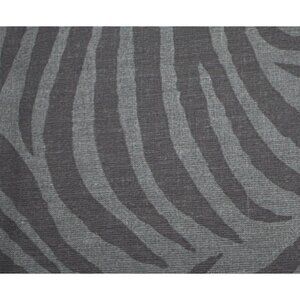 Fabric Quarters 18"x21" Cotton Fat Quarter Gray Zebra Print Sewing Craft Materia